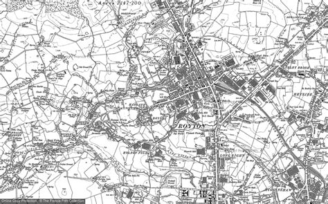 Historic Ordnance Survey Map of Royton, 1891 - 1907