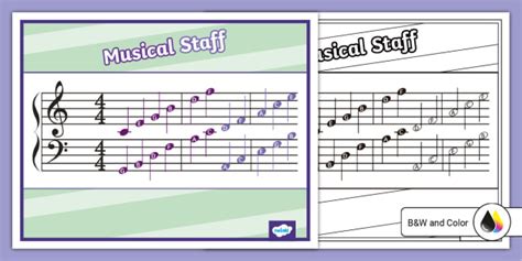 FREE Music Notes Poster (teacher made)