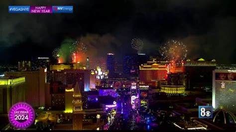 WATCH: Fireworks light the Las Vegas Strip as the countdown to 2024 ends