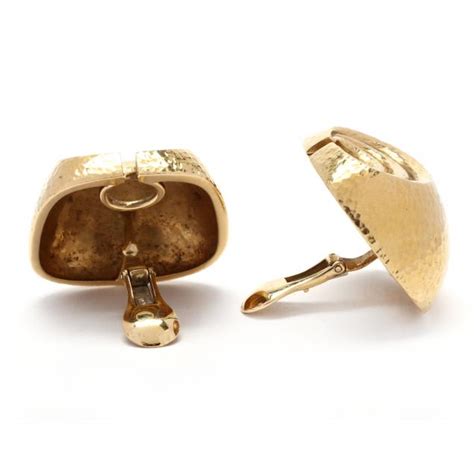 Pair of Gold Earrings, David Webb (Lot 73 - Signature Fall AuctionSep 9 ...