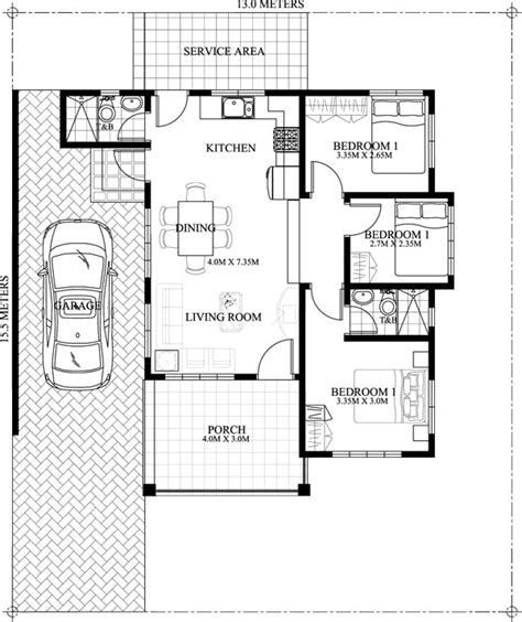 Small house floor plan - Jerica | Pinoy ePlans - Modern House Designs ...