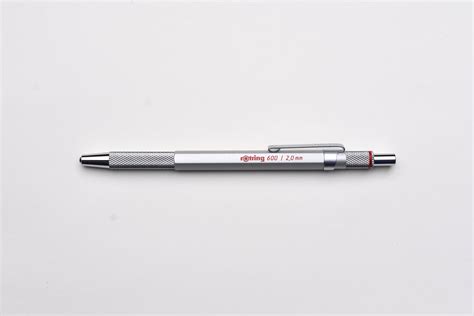 rOtring 600 Mechanical Pencil - 2.0mm - Silver – Yoseka Stationery