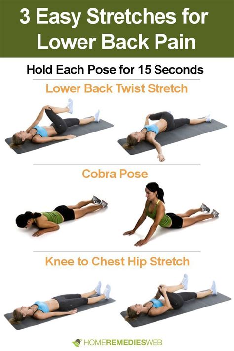 Simple stretches and tips for relieving back pain and sciatica pain ...