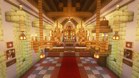 Church Interior Design Minecraft - Jas fur Kid