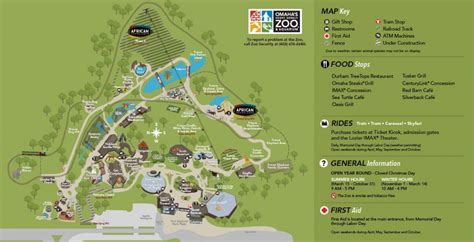 Omaha Zoo Map 2024 - Dinah Flossie