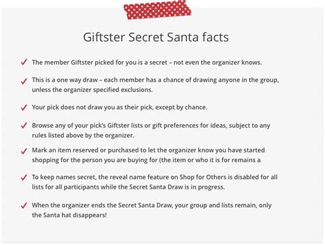 Start a Secret Santa Draw - Giftster Help