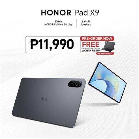 Honor Pad X9 Pre Order Promo