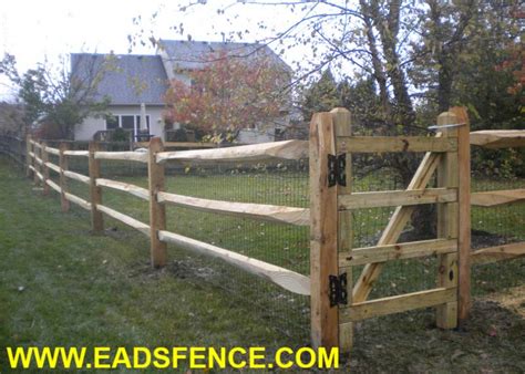 Ohio Fence Company | Eads Fence Co.. Split Rail Gate Options Photo Gallery