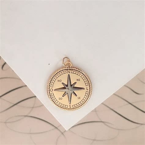 Large Compass Rose Pendant – WinterLemon