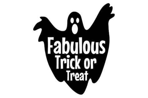 Premium Vector | Logo halloween fabulous trick or treat