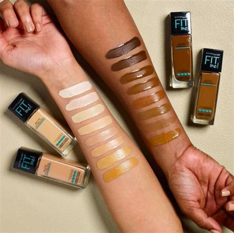 New Maybelline Fit Me Matte + Poreless Foundation Shades | POPSUGAR Beauty