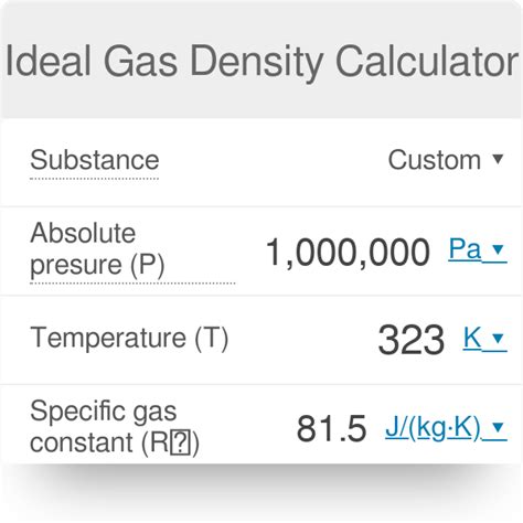 Escudero Crítica Cálculo ideal gas calculator Antorchas enchufe lamentar