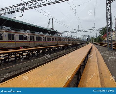 Kereta Rel Listrik Also Known As Commuter Line in Jakarta Indonesia ...