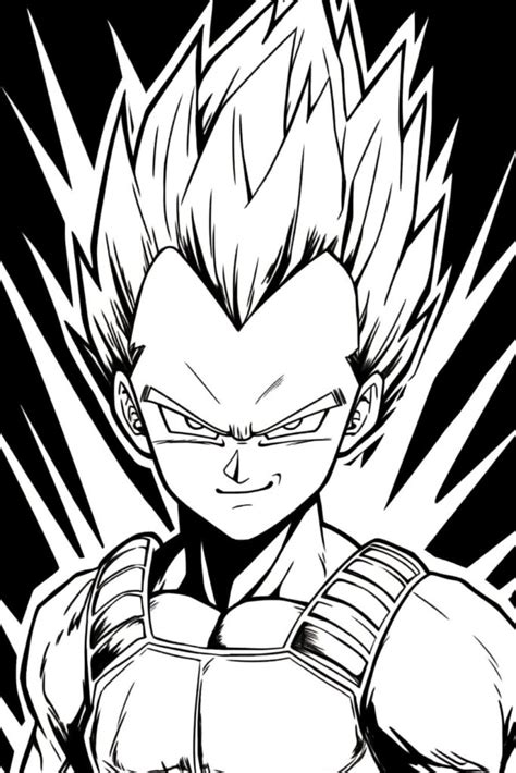 Vegeta Coloring Pages