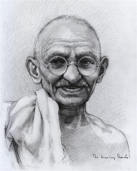 Mahatma Gandhi Easy Pencil Sketch: A Step-by-Step Guide