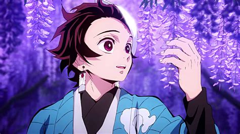 Tanjiro in a a Wisteria Forest (Demon Slayer) Live Wallpaper