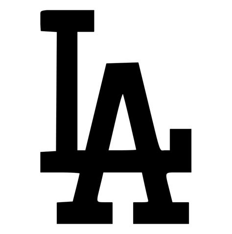 Los Angeles Dodgers La Dodgers Logo Svg - Clip Art Library