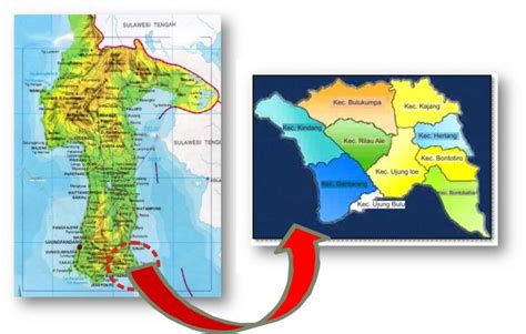 Map of South Sulawesi and Bulukumba Regency | Download Scientific Diagram