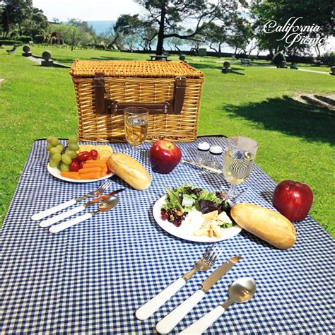 Picnic Basket Set for 4 Person | Picnic Hamper Set | Folding Picnic ...