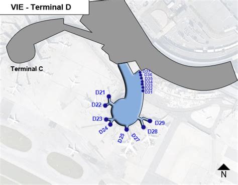 Vienna International Airport Terminal Map