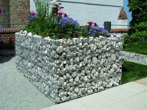 Stone Gabion Planter Baskets – Galvanized Weld Mesh Decorate Your Site