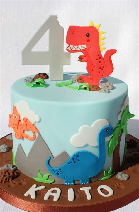 Dinosaur Cakes Pinterest - birthday card message