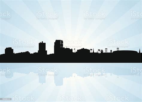 Manchester Nh Skyline Stock Illustration - Download Image Now ...