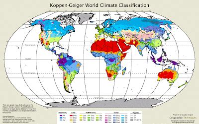 Map of the Week: Map of the Week - World Climate Zones