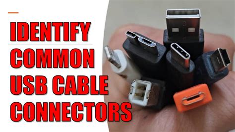 Identify USB Cable Connector Types – Video – KakiDIY DotCom – Article Pages