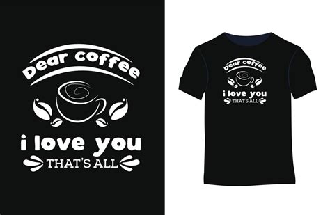 Coffee typography quotes vector t-shirt design 11594949 Vector Art at ...