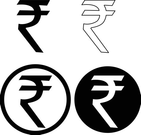 Indian Rupee icon on white background. Indian Rupee symbol. basic ...