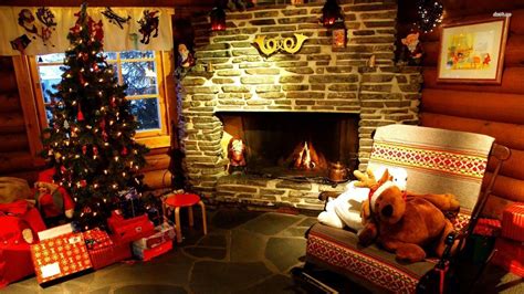 Christmas Fireplace Wallpaper (57+ images)