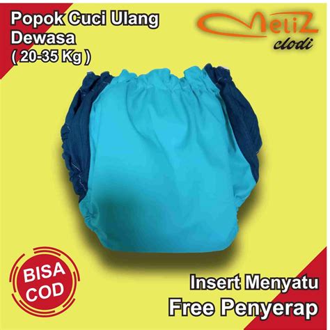 Jual Popok Kain Dewasa, Popok Dewasa, Clodi Dewasa, Popok Cuci Ulang ...