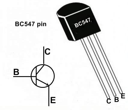 BC547 pin - circuitspedia