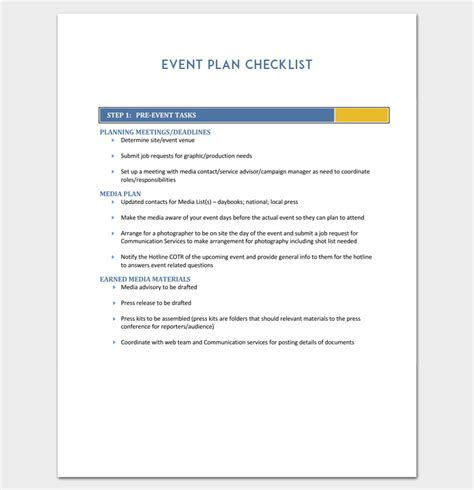 Event Outline Template - 9+ Samples & Examples for PDF Format