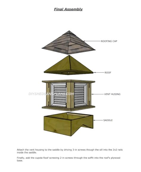 Cupola Plans | How To Build A Cupola | Free | DIY