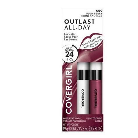 Covergirl Outlast All-day Lip Color With Topcoat - Plum Berry559 - 0 ...