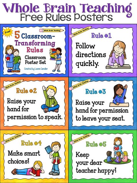 kindergarten rules clipart - Clipground