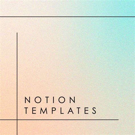 Notion Templates – Tulip Rd. Studio