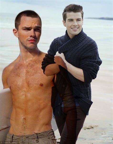 Joe and Nic on the beach By Max Reed | British actors, Joe mcelderry ...