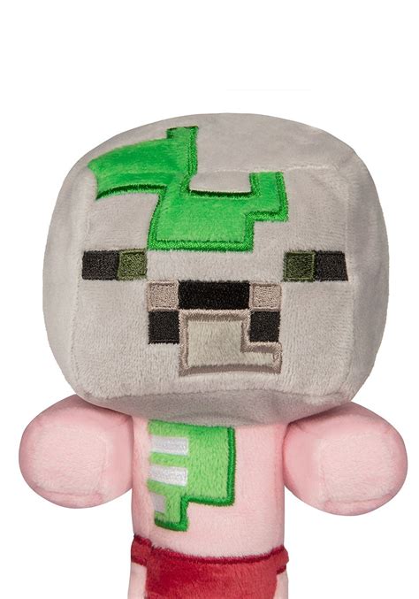 8 inch Minecraft Happy Explorer Baby Zombie Pigman Plush