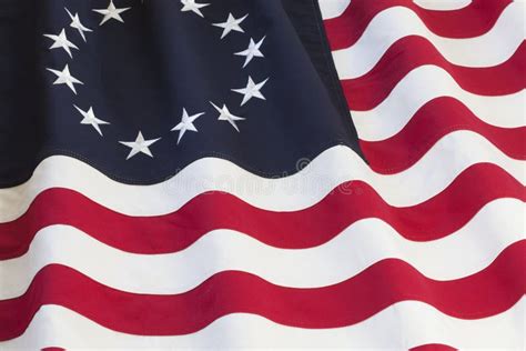 United States Flag With Thirteen Stars Stock Photo - Image of patriotic ...