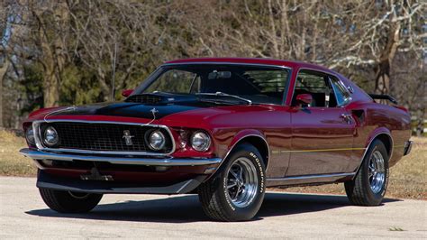 Royal Maroon 1969 Ford Mustang