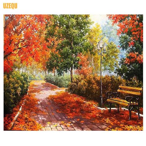 Fall Scenery Painting at PaintingValley.com | Explore collection of ...