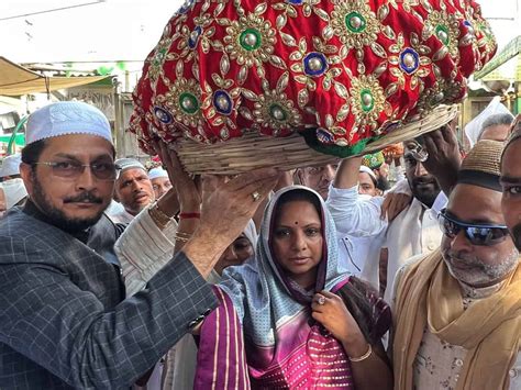 TRS leader Kavitha visits Ajmer Sharif Dargah in Rajasthan