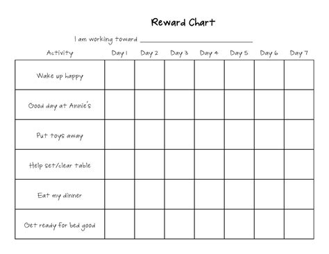 Printable Editable Behavior Chart Template - Printable Templates