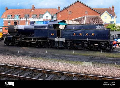 An SDJR 7F Class 2-8-0 88 Steam Locomotive dating from 1925 Stock Photo ...