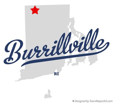 Map of Burrillville, RI, Rhode Island