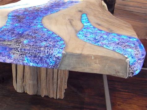 led light epoxy table - Fiona Wilkins