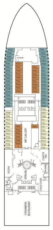 Ventura Deck Plans: Ship Layout, Staterooms & Map - Cruise Critic